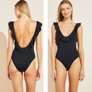 Eberjey Loreta Smooth One-Piece Black Size Large